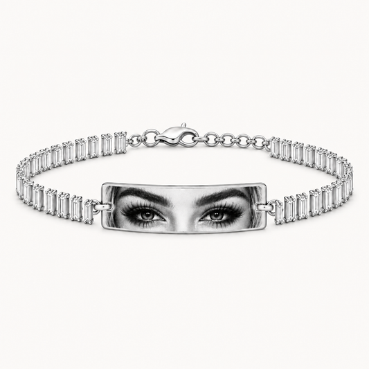 Bratara Personalizata Eyes Mystic Silver cu Argint