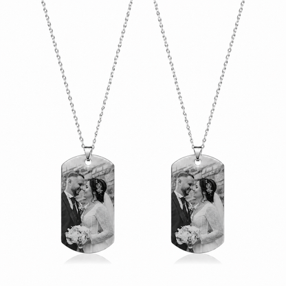 Set 2 Coliere Personalizate Eyes Love Silver cu Argint