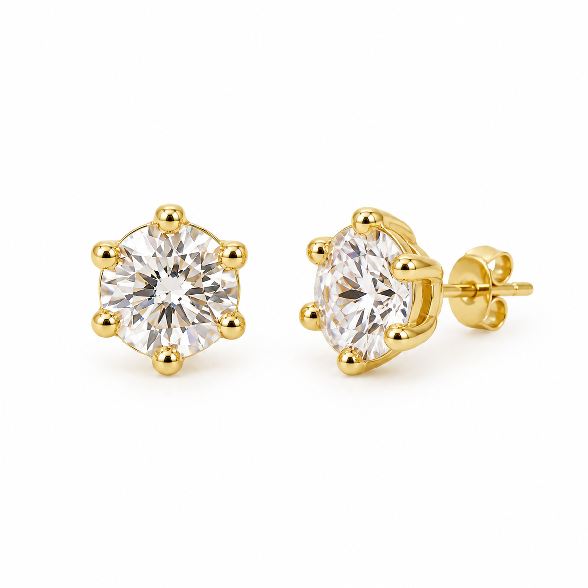 Cercei Tennis Placati cu Aur 18k