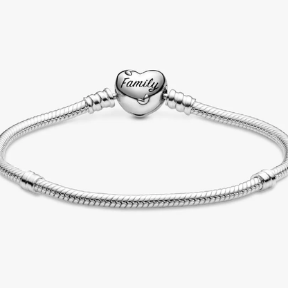 Bratara Heart 2 Cu Argint