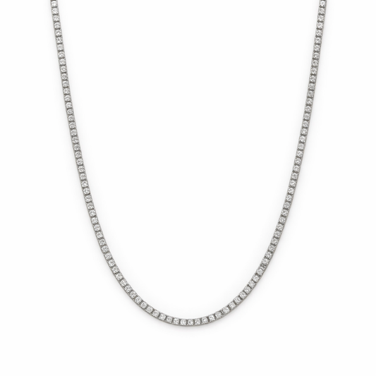 Colier Tennis 3MM Cu Argint