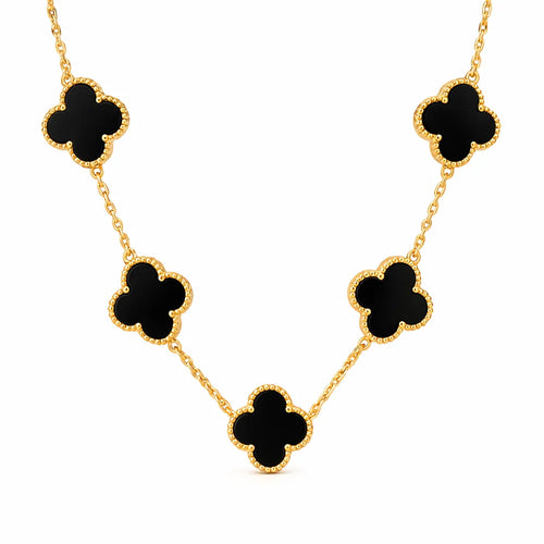 Colier Van Luxy Black Gold