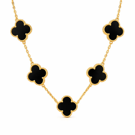 Colier Van Luxy Black Gold