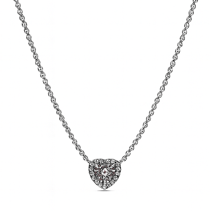 Colier White Heart Silver cu Argint