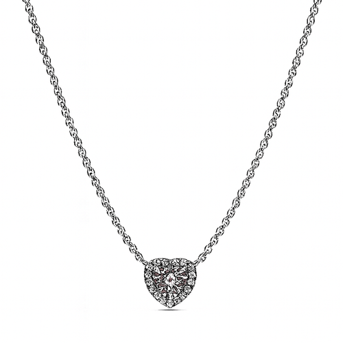 Colier White Heart Silver cu Argint