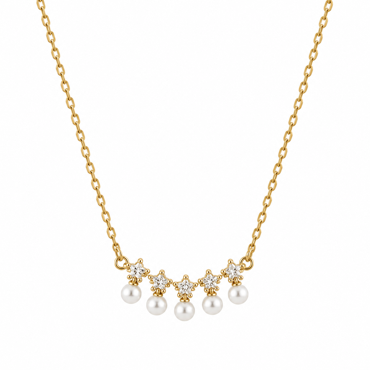 Colier Estelle Placat Cu Aur 18k