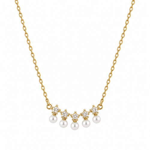 Colier Estelle Placat Cu Aur 18k