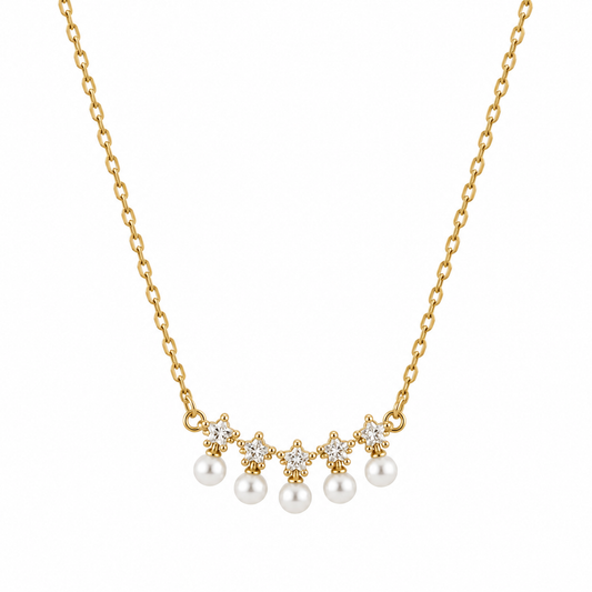Colier Estelle Placat Cu Aur 18k
