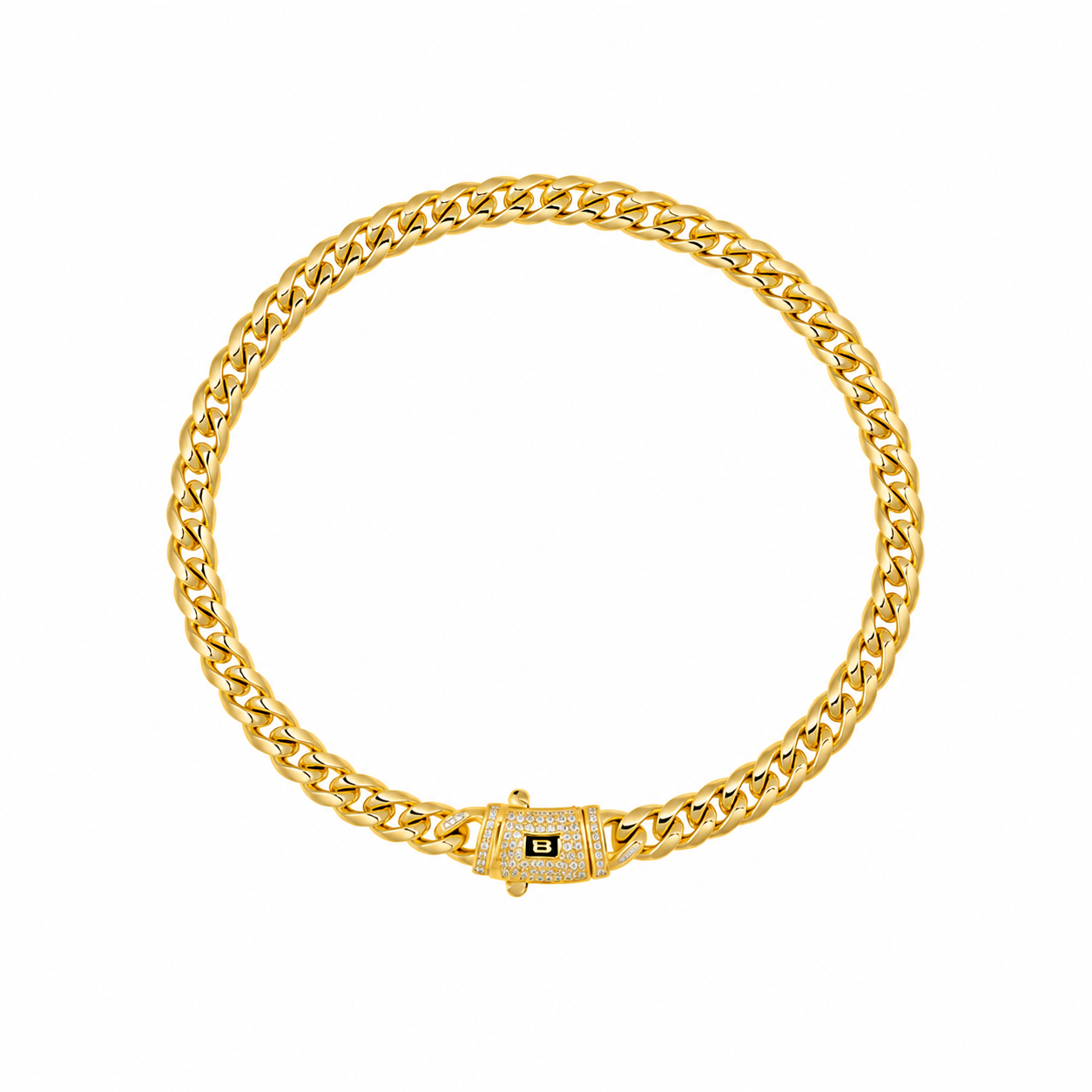 Bratara Monaco 6mm Placat cu Aur