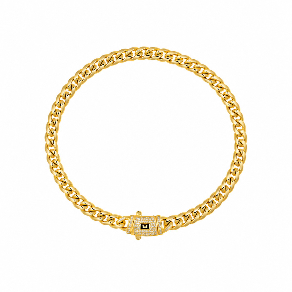 Bratara Monaco 6mm Placat cu Aur