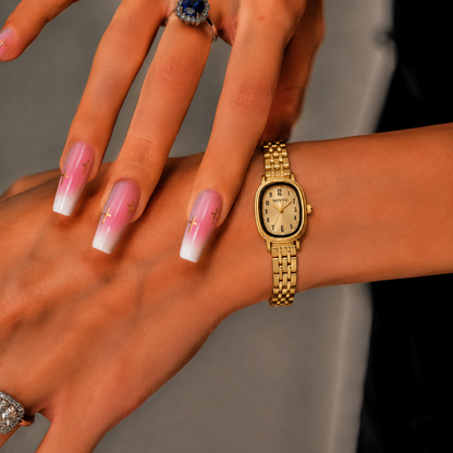 Ceas Vintage Noir Gold