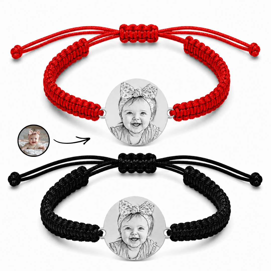Set 2 Bratari Bebe Personalizate cu Argint
