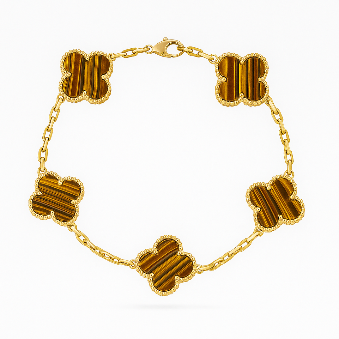 Bratara Van Luxy Brown Gold
