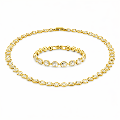 Set Angel Gold Brățară+Colier Cadou