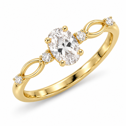 Inel Roselle Gold cu Aur