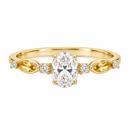 Inel Roselle Gold cu Aur
