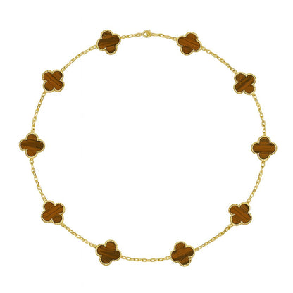 Colier Van Luxy Brown Gold