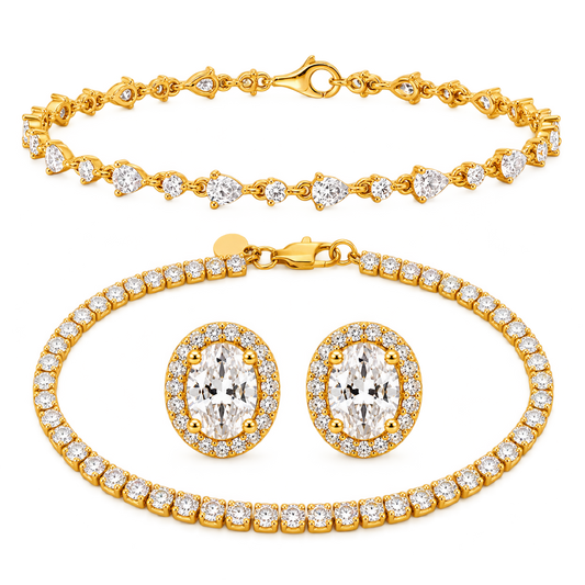 Love & Tennis Gold Trio