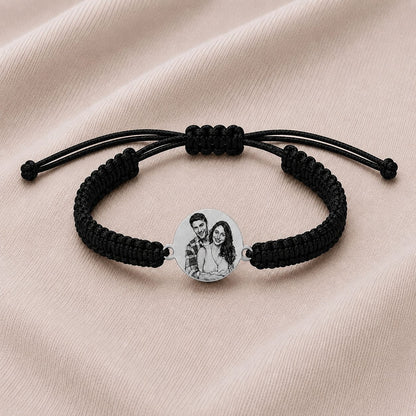 Set 2 Bratari Cuplu Personalizate cu Argint