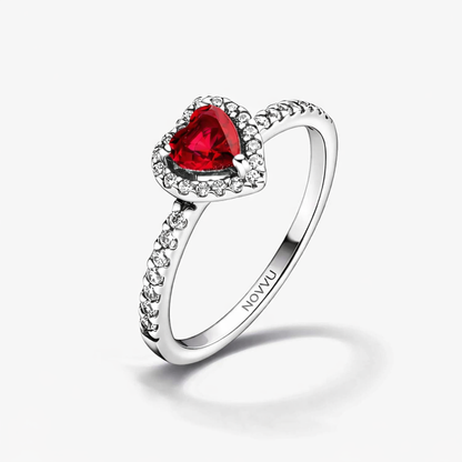 Inel Red Heart cu Argint
