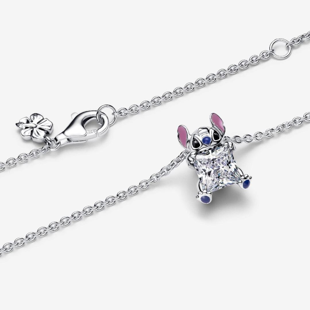 Set bijuterii Colier si Inel Stitch Cu Argint