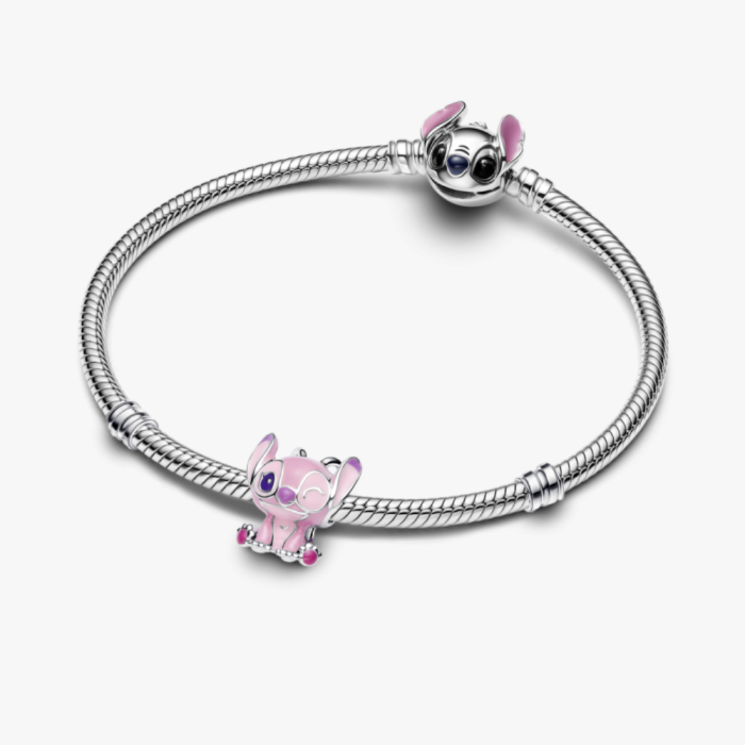 Talisman Pandantiv Stitch Angela Cu Argint