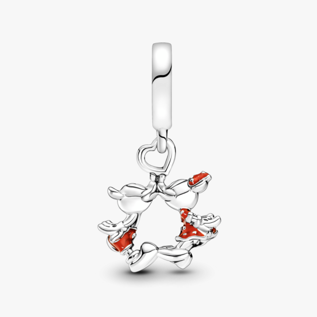 Talisman Pandantiv Minnie&Mickey Cu Argint