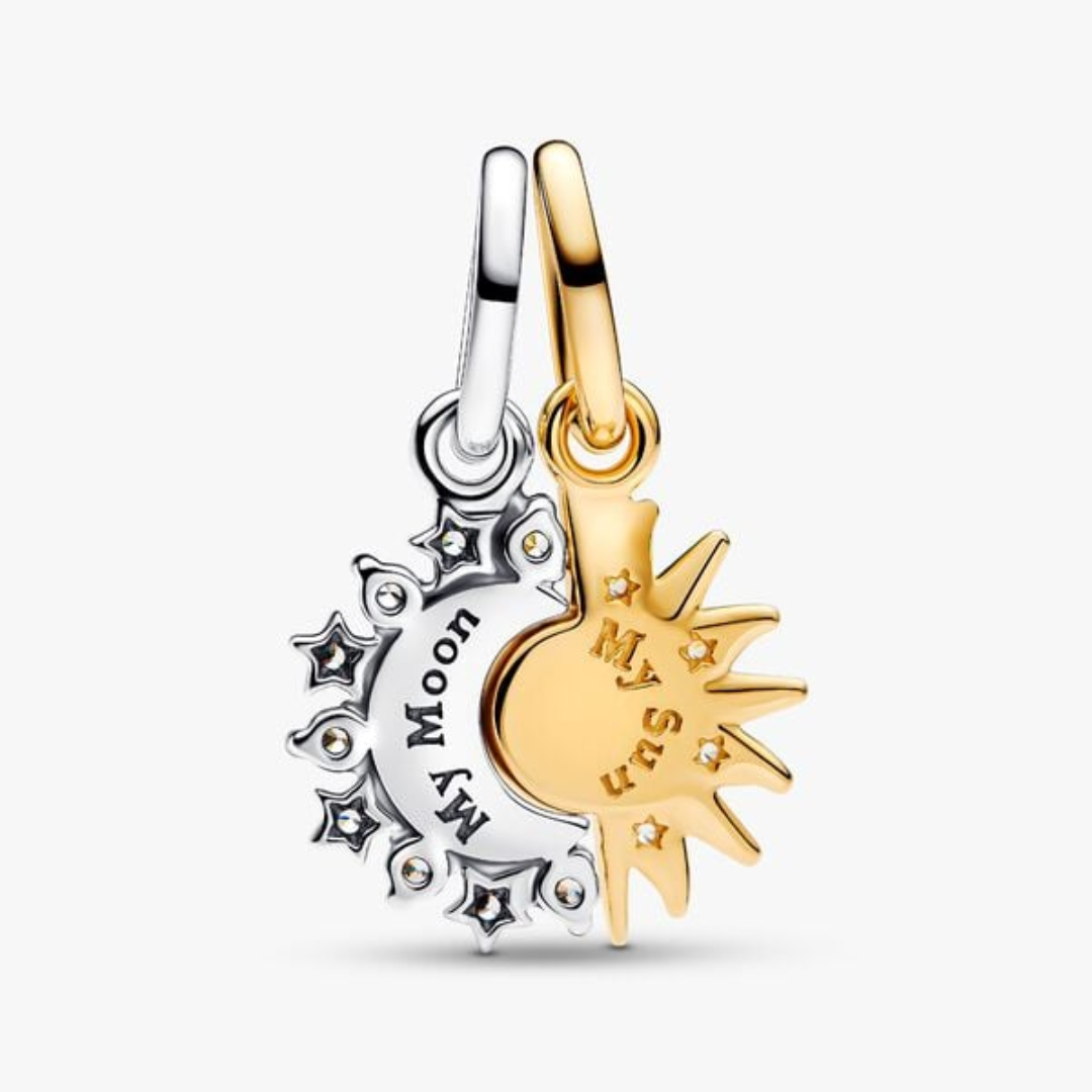 Talisman Pandantiv Soare si Luna Cu Argint