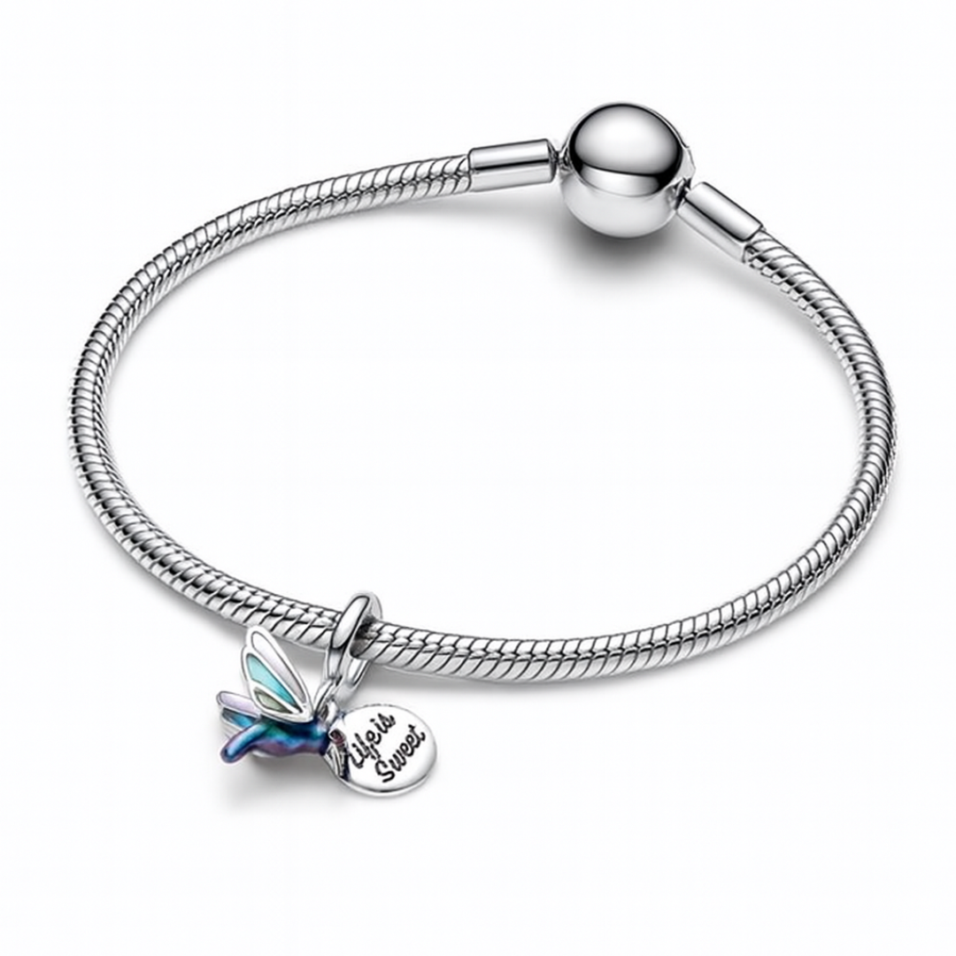 Talisman Pandantiv Pasarea Colibri Cu Argint