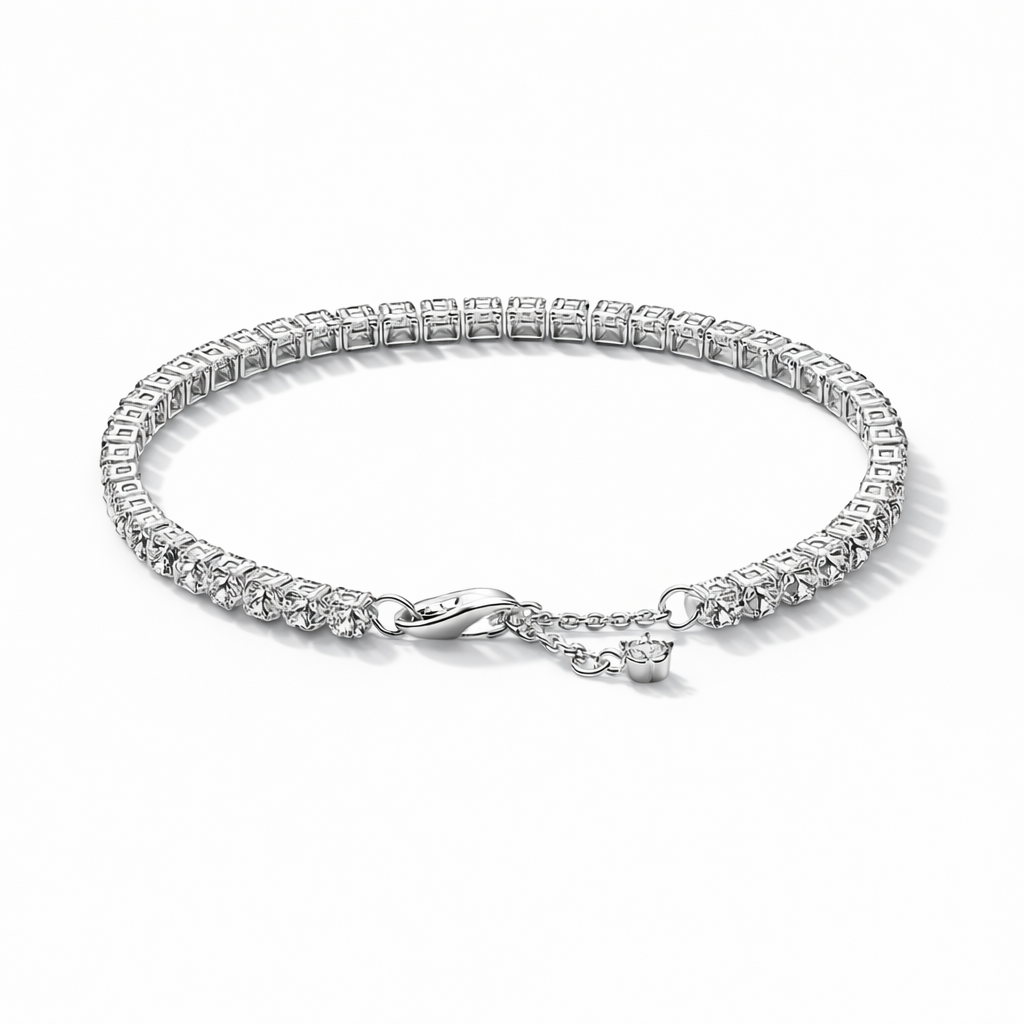 Bratara Tennis Silver Cu Argint