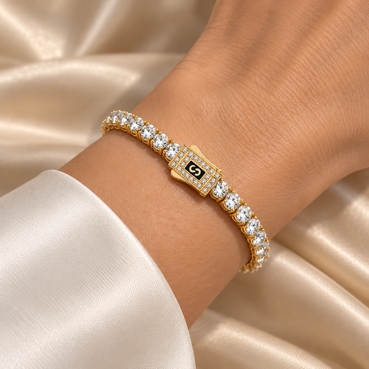 Brățară Monaco Tennis Gold 6MM