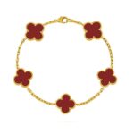 Bratara Van Luxy Burgundy Gold