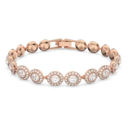 Set Angel Brățară+Colier+Cercei Cadou Rose Gold