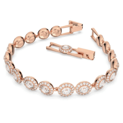 Set Angel Brățară+Colier+Cercei Cadou Rose Gold