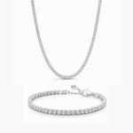 Set bijuterii Colier si Bratara Tennis