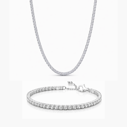 Set bijuterii Colier si Bratara Tennis