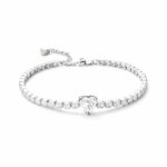 Bratara Tennis Pink Heart