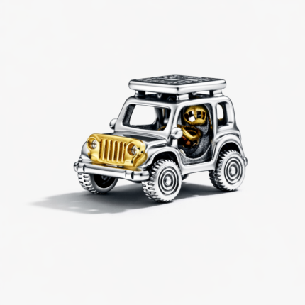 Talisman cu mașină de aventură în două nuanțe