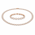 Set Angel Brățară+Colier Cadou Rose Gold