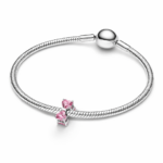 Talisman Pandantiv Pink Bow