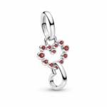 Talisman Pandantiv Inima cu buline