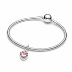 Talisman Pandantiv Inima cu buline