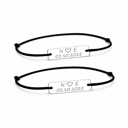 Set 2 Bratari Personalizate Inima