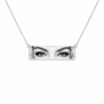 Colier Personalizat Eyes Silver