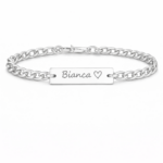 Bratara Personalizata Nume Silver