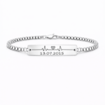 Bratara Personalizata Puls cu Argint