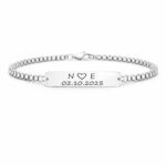 Bratara Personalizata Data cu Argint
