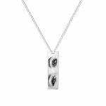 Colier Personalizat Eyes Silver 2.0