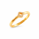 Inel Trifoi Placat cu Aur 18k