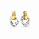 Cercei Duo Placati cu Aur 18k